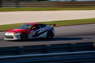 The Toyota GR Cup   in \Barber Motorsports Park#1\, \Barber Motorsports Park#2\ on Sunday, Sept. 7, 2025.

Qualifying, Round 12 - R2 
47, TechSport, Parker DeLong, Toyota GR86

Photo by
— James Armas | SRO Motorsports Group
