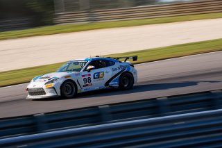 The Toyota GR Cup   in \Barber Motorsports Park#1\, \Barber Motorsports Park#2\ on Sunday, Sept. 7, 2025.

Qualifying, Round 12 - R2 
98, TechSport, Max Schweid, Toyota GR86

Photo by
— James Armas | SRO Motorsports Group