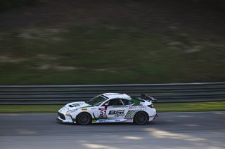#51 Toyota GR86 of Massimo Sunseri, BSI Racing, GR Cup, Am, SRO America, Barber Motorsports Park, Birmingham, AL, Sept 5 - 7, 2025
 | Fred Hardy Jr. | www.FredHardyPhoto.com ©2025 