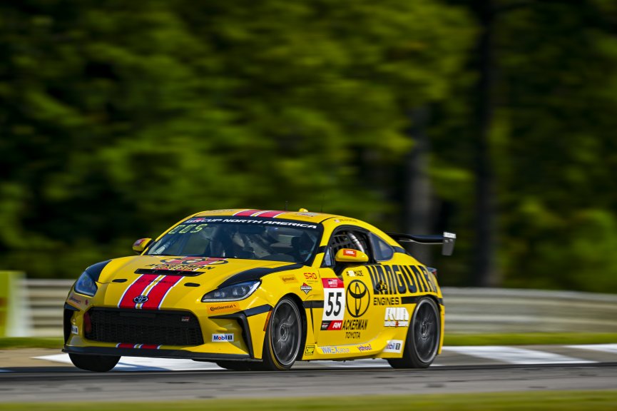 #55 Toyota GR86 of Spike Kohlbecker, RVA Graphics Motorsports by Speed Syndicate, GR Cup, Am, SRO America, Barber Motorsports Park, Birmingham, AL, Sept 5 - 7, 2025
