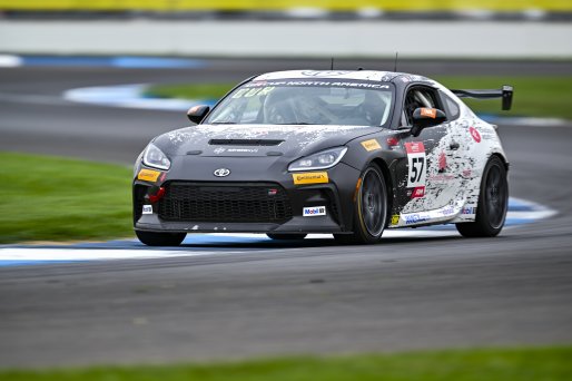 #57 Toyota GR86 of Jeff Curry, Eagles Canyon Racing Powered by Fast Track, GR Cup, Am, SRO America, Indianapolis Motor Speedway, Indianapolis, IN, Oct 16–19, 2025
 | Fred Hardy | www.FredHardyPhoto.com ©2025