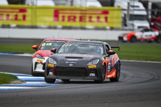#22 Toyota GR86 of Jeremy Fletcher, Copeland Motorsports, GR Cup, Am, SRO America, Indianapolis Motor Speedway, Indianapolis, IN, Oct 16–19, 2025
 | Fred Hardy | www.FredHardyPhoto.com ©2025