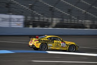 #55 Toyota GR86 of Spike Kohlbecker, RVA Graphics Motorsports by Speed Syndicate, GR Cup, Am, SRO America, Indianapolis Motor Speedway, Indianapolis, IN, Oct 16&ndash;19, 2025
 | Fred Hardy | www.FredHardyPhoto.com &copy;2025