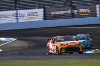 #11 Toyota GR86 of Farran Davis, RVA Graphics Motorsports by Speed Syndicate, GR Cup, Am, SRO America, Indianapolis Motor Speedway, Indianapolis, IN, Oct 16&ndash;19, 2025
 | Fred Hardy | www.FredHardyPhoto.com &copy;2025