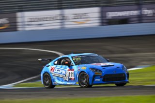 #111 Toyota GR86 of Isabella Robusto, RVA Graphics Motorsports by Speed Syndicate, GR Cup, Am, SRO America, Indianapolis Motor Speedway, Indianapolis, IN, Oct 16&ndash;19, 2025
 | Fred Hardy | www.FredHardyPhoto.com &copy;2025