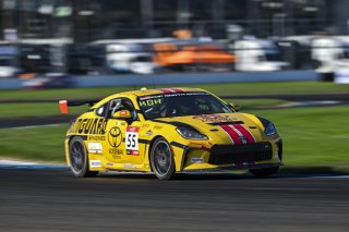 #55 Toyota GR86 of Spike Kohlbecker, RVA Graphics Motorsports by Speed Syndicate, GR Cup, Am, SRO America, Indianapolis Motor Speedway, Indianapolis, IN, Oct 16&ndash;19, 2025
 | Fred Hardy | www.FredHardyPhoto.com &copy;2025