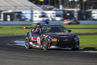 #03 Toyota GR86 Karl Forman, Precision Racing LA, GR Cup, Am, SRO America, Indianapolis Motor Speedway, Indianapolis, IN, Oct 16&ndash;19, 2025
 | Fred Hardy | www.FredHardyPhoto.com &copy;2025