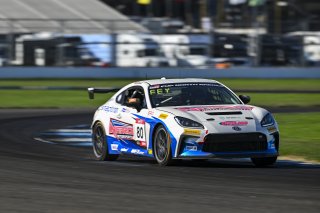 #80 Toyota GR86 of Paityn Feyen, Nitro Motorsports, GR Cup, Am, SRO America, Indianapolis Motor Speedway, Indianapolis, IN, Oct 16–19, 2025
 | Fred Hardy | www.FredHardyPhoto.com ©2025