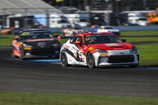 #47 Toyota GR86 of Parker DeLong, TechSport, GR Cup, Am, SRO America, Indianapolis Motor Speedway, Indianapolis, IN, Oct 16–19, 2025
 | Fred Hardy | www.FredHardyPhoto.com ©2025