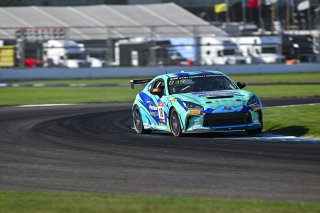 #18 Toyota GR86 of Rutledge Wood, Precision Racing LA, GR Cup, Am, SRO America, Indianapolis Motor Speedway, Indianapolis, IN, Oct 16–19, 2025
 | Fred Hardy | www.FredHardyPhoto.com ©2025