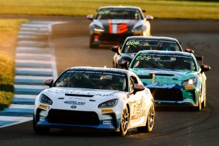 The Toyota GR Cup  Practice - P2 in Indianapolis, Indiana on Friday, Oct. 17, 2025.

Practice, On Track, Practice - P2 
Jaxon Bell, 7, Copeland Motorsports, BRAUNABILITY, Toyota GR86

Photo by
— Lucas Carter / TGRNA | Copyright Lucas Carter/Toyota Racing Development
