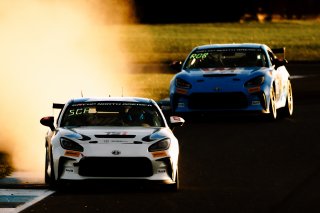 The Toyota GR Cup  Practice - P2 in Indianapolis, Indiana on Friday, Oct. 17, 2025.

Practice, On Track, Practice - P2 
Max Schweid, 98, TechSport, Toyota GR86

Photo by
— Lucas Carter / TGRNA | Copyright Lucas Carter/Toyota Racing Development