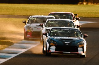 The Toyota GR Cup  Practice - P2 in Indianapolis, Indiana on Friday, Oct. 17, 2025.

Practice, On Track, Practice - P2 
Westin Workman, 13, BSI Racing, Endava, Toyota GR86

Photo by
— Lucas Carter / TGRNA | Copyright Lucas Carter/Toyota Racing Development