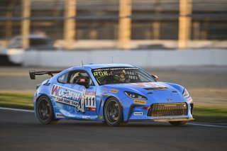 #111 Toyota GR86 of Isabella Robusto, RVA Graphics Motorsports by Speed Syndicate, GR Cup, Am, SRO America, Indianapolis Motor Speedway, Indianapolis, IN, Oct 16&ndash;19, 2025
 | Fred Hardy | www.FredHardyPhoto.com &copy;2025
