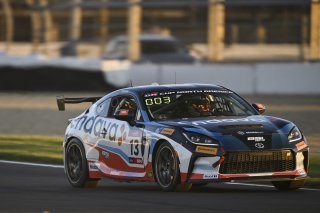 #13 Toyota GR86 of Westin Workman, BSI Racing, GR Cup, Am, SRO America, Indianapolis Motor Speedway, Indianapolis, IN, Oct 16–19, 2025
 | Fred Hardy | www.FredHardyPhoto.com ©2025