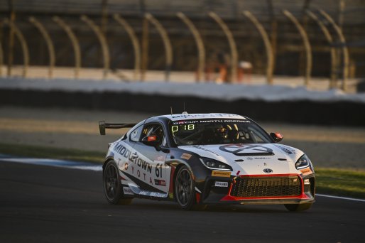 #61 Toyota GR86 of James Klimas, Skip Barber Racing, GR Cup, Am, SRO America, Indianapolis Motor Speedway, Indianapolis, IN, Oct 16–19, 2025
 | Fred Hardy | www.FredHardyPhoto.com ©2025