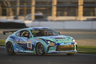#18 Toyota GR86 of Rutledge Wood, Precision Racing LA, GR Cup, Am, SRO America, Indianapolis Motor Speedway, Indianapolis, IN, Oct 16&ndash;19, 2025
 | Fred Hardy | www.FredHardyPhoto.com &copy;2025