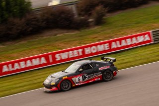 The Toyota GR Cup   in \Barber Motorsports Park#1\, \Barber Motorsports Park#2\ on Saturday, Sept. 6, 2025.

Qualifying, Qualifying - Q1 
5, Copeland Motorsports, Beltre Curtis, Spectra Resources, Toyota GR86

Photo by
— James Armas | SRO Motorsports Group