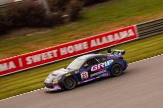 The Toyota GR Cup   in \Barber Motorsports Park#1\, \Barber Motorsports Park#2\ on Saturday, Sept. 6, 2025.

Qualifying, Qualifying - Q1 
21, Copeland Motorsports, Ford Koch, Koch Automotive group, Toyota GR86

Photo by
— James Armas | SRO Motorsports Group