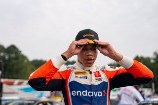 The Toyota GR Cup   in \Barber Motorsports Park#1\, \Barber Motorsports Park#2\ on Saturday, Sept. 6, 2025.

Qualifying, Qualifying - Q1 
13, BSI Racing, Westin Workman, Endava, Toyota GR86

Photo by
— James Armas | SRO Motorsports Group