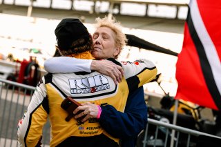 The Toyota GR Cup  Round 13 - R1 in Indianapolis, Indiana on Saturday, Oct. 18, 2025.

Win, Victory Lane, Podium, Round 13 - R1 
Spike Kohlbecker, 55, RVA Graphics Motorsports by Speed Syndicate, Ackerman Toyota, Vanguard Commercial Power, RVA Graphics, T | Copyright Lucas Carter/Toyota Racing Development