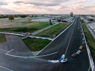 The Toyota GR Cup  Round 13 - R1 in Indianapolis, Indiana on Saturday, Oct. 18, 2025.

Race, On Track, Aerial, Round 13 - R1 


Photo by
— Lucas Carter / TGRNA | SRO Motorsports Group