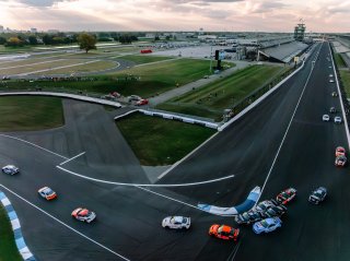The Toyota GR Cup  Round 13 - R1 in Indianapolis, Indiana on Saturday, Oct. 18, 2025.

Race, On Track, Aerial, Round 13 - R1 


Photo by
— Lucas Carter / TGRNA | SRO Motorsports Group