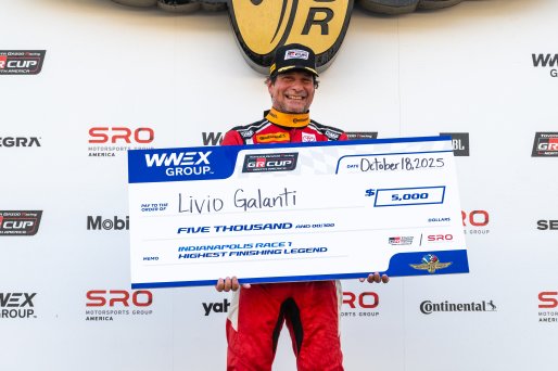 #89 Toyota GR86 of Livio Galanti, Eagles Canyon Racing Powered by Fast Track, GR Cup, Am, SRO America, Indianapolis Motor Speedway, Indianapolis, IN, Oct 16–19, 2025
 | SRO Motorsports Group