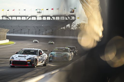 #61 Toyota GR86 of James Klimas, Skip Barber Racing, GR Cup, Am, SRO America, Indianapolis Motor Speedway, Indianapolis, IN, Oct 16–19, 2025
 | Fred Hardy | www.FredHardyPhoto.com ©2025