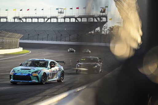 #18 Toyota GR86 of Rutledge Wood, Precision Racing LA, GR Cup, Am, SRO America, Indianapolis Motor Speedway, Indianapolis, IN, Oct 16–19, 2025
 | Fred Hardy | www.FredHardyPhoto.com ©2025
