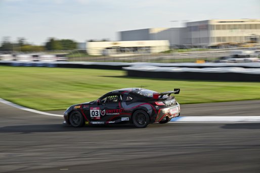 #03 Toyota GR86 Karl Forman, Precision Racing LA, GR Cup, Am, SRO America, Indianapolis Motor Speedway, Indianapolis, IN, Oct 16–19, 2025
 | Fred Hardy | www.FredHardyPhoto.com ©2025