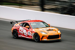 The Toyota GR Cup  Round 14 - R2 in Indianapolis, Indiana on Sunday, Oct. 19, 2025.

Race, On Track, Round 14 - R2 
Farran Davis, 11, RVA Graphics Motorsports by Speed Syndicate, RVA Graphics and Wraps, Woodfin, Vortex Metals, Toyota GR86

Photo by
— Luca | Copyright Lucas Carter/Toyota Racing Development