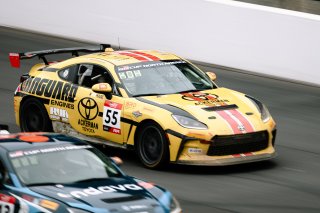 The Toyota GR Cup  Round 14 - R2 in Indianapolis, Indiana on Sunday, Oct. 19, 2025.

Race, On Track, Round 14 - R2 
Spike Kohlbecker, 55, RVA Graphics Motorsports by Speed Syndicate, Ackerman Toyota, Vanguard Commercial Power, RVA Graphics, Toyota GR86

P | Copyright Lucas Carter/Toyota Racing Development