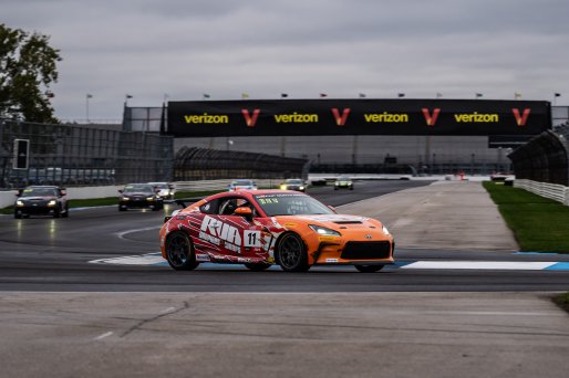 #11 Toyota GR86 of Farran Davis, RVA Graphics Motorsports by Speed Syndicate, GR Cup, Am, SRO America, Indianapolis Motor Speedway, Indianapolis, IN, Oct 16–19, 2025
 | SRO Motorsports Group