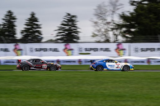 #3 Toyota GR86 of Jason Kos, Eagles Canyon Racing Powered by Fast Track, GR Cup, Am, SRO America, Indianapolis Motor Speedway, Indianapolis, IN, Oct 16–19, 2025
 | SRO Motorsports Group