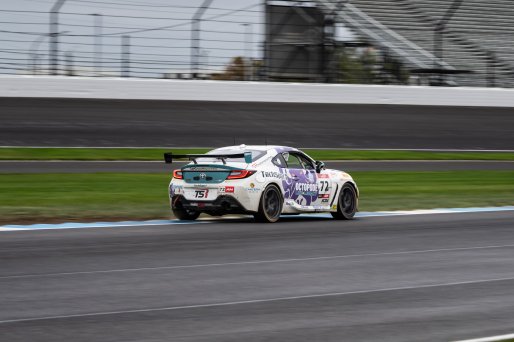 #72 Toyota GR86 of Ethan Goulart, TechSport, GR Cup, Am, SRO America, Indianapolis Motor Speedway, Indianapolis, IN, Oct 16–19, 2025
 | SRO Motorsports Group