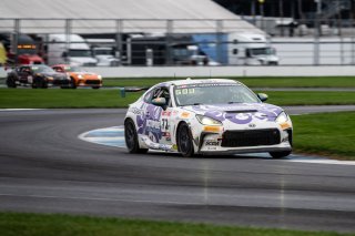 #72 Toyota GR86 of Ethan Goulart, TechSport, GR Cup, Am, SRO America, Indianapolis Motor Speedway, Indianapolis, IN, Oct 16&ndash;19, 2025
 | SRO Motorsports Group
