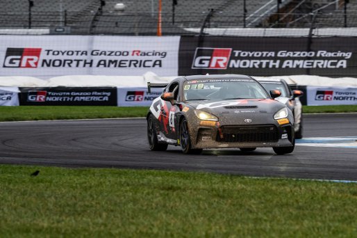 #8 Toyota GR86 of Tom Rudnai, Eagles Canyon Racing Powered by Fast Track, GR Cup, Am, SRO America, Indianapolis Motor Speedway, Indianapolis, IN, Oct 16–19, 2025
 | SRO Motorsports Group