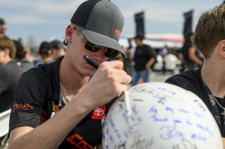 Autograph Session. GR Cup, Indianapolis Motor Speedway, Indianapolis, IN, Oct 16–19, 2025
 | Fred Hardy | www.FredHardyPhoto.com ©2025