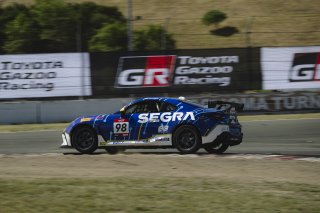#98 Toyota GR86 of Max Schweid, RVA Graphics Motorsports by Speed Syndicate, GR Cup, Am, SRO America, Sonoma Raceway, Sonoma, CA, Mar 27 - 29, 2026
 | Fred Hardy | www.echoandorigin.studio &copy;2026