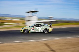 Sonoma, Sonoma Round 3 - R1way, 21, Michael Edwards, Eagles Canyon, Fast Track, Toyota GR86, Woodbine, CMMG, Bella Galloway / TGRNA, Toyota GR Cup, Round 3 - R1, California, GRCup, GR86 Cup Car
 | SRO Motorsports Group