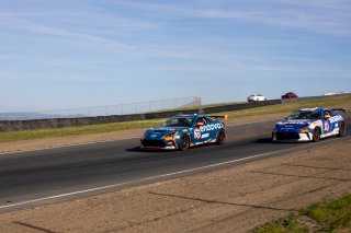 Sonoma, Sonoma Round 3 - R1way, 72, Ethan Goulart, BSI Racing, Toyota GR86, Endava, TRD, 98, Max Schweid, RVA Graphics Motorsports by Speed Syndicate, Segra, Bella Galloway / TGRNA, Toyota GR Cup, Round 3 - R1, California, GRCup, GR86 Cup Car
 | SRO Motorsports Group