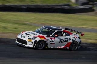 #812 Toyota GR86 of Maite Caceres, RAFA Racing Team, GR Cup, Am, SRO America, Sonoma Raceway, Sonoma, CA, Mar 27 - 29, 2026
 | Fred Hardy | www.echoandorigin.studio &copy;2026