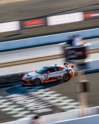 The Toyota GR Cup  Qualifying - Q2 in Sonoma, California on Sunday, March 29, 2026.

Qualifying, Qualifying - Q2 
42, Parker DeLong, TechSport Racing, Toyota GR86, Soundgear

Photo by
&mdash; JA | SRO Motorsports Group