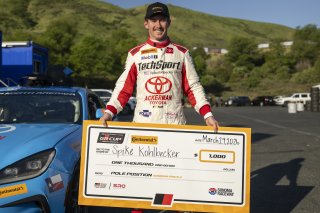 #15 Toyota GR86 of Spike Kohlbecker, TechSport Racing, GR Cup, Am, SRO America, Sonoma Raceway, Sonoma, CA, Mar 27 - 29, 2026
 | Fred Hardy | www.echoandorigin.studio &copy;2026