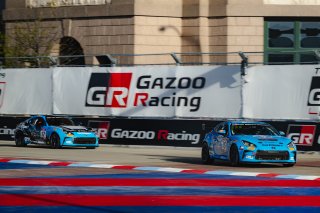 #15 Toyota GR86 of Spike Kohlbecker, #17 Toyota GR86 of Malbec Ramos, 2026, Am, Arlington, GR Cup, Mar 13 - 15, SRO America, TX, TechSport Racing
 | Fred Hardy | www.echoandorigin.studio &copy;2026