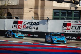 #15 Toyota GR86 of Spike Kohlbecker, #17 Toyota GR86 of Malbec Ramos, 2026, Am, Arlington, GR Cup, Mar 13 - 15, SRO America, TX, TechSport Racing
 | Fred Hardy | www.echoandorigin.studio &copy;2026