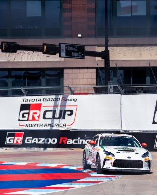 Arlington, Arlington Grand Prix, 51, Massimo Sunseri, BSI Racing, Pennsylvania Macaroni Co., Toyota GR86, Trevor Travis / TGRNA, Toyota GR Cup, Practice - P2, Texas, GRCup
 | SRO Motorsports Group
