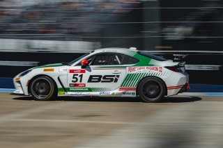 #51 Toyota GR86 of Massimo Sunseri, 2026, Am, Arlington, BSI Racing, GR Cup, Mar 13 - 15, SRO America, TX
 | Fred Hardy | www.echoandorigin.studio &copy;2026