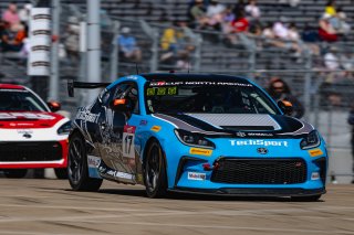 #17 Toyota GR86 of Malbec Ramos, 2026, Am, Arlington, GR Cup, Mar 13 - 15, SRO America, TX, TechSport Racing
 | Fred Hardy | www.echoandorigin.studio &copy;2026